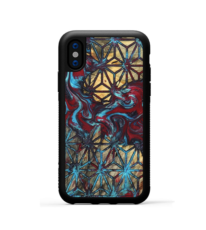 iPhone Xs Wood Phone Case - Quincy (Pattern, 825012)