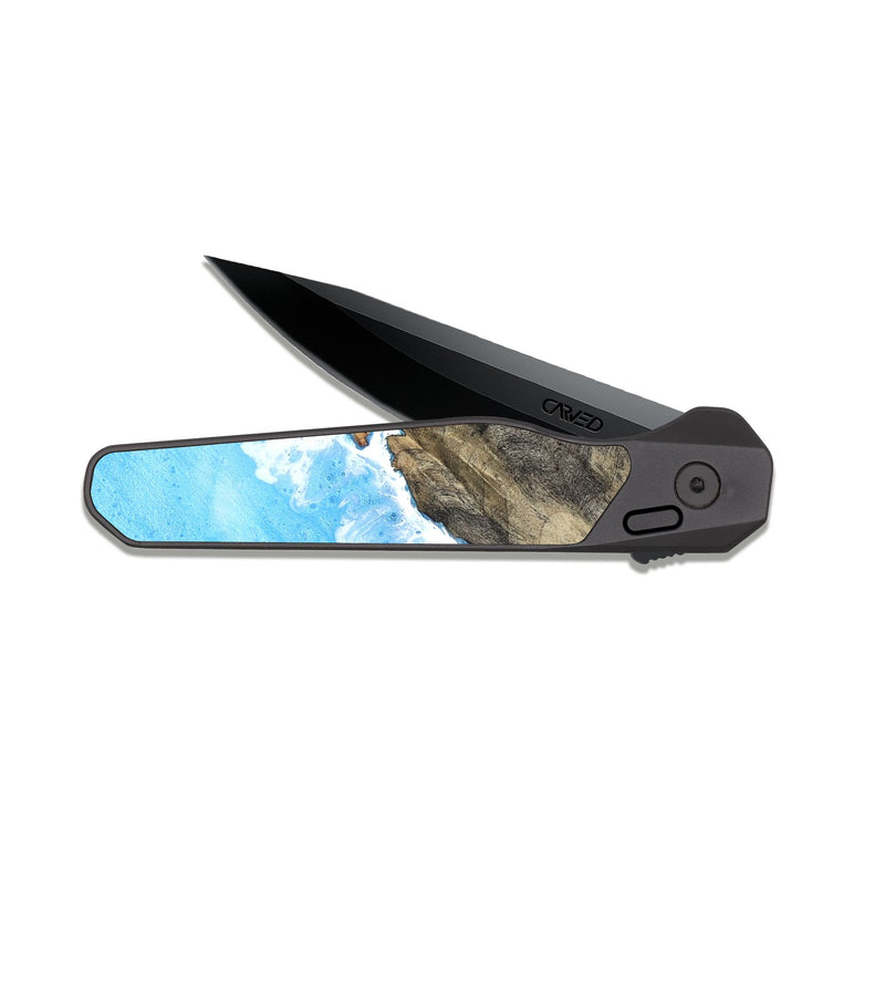EDC Dark Slate Wood Pocket Knife - Tarah (Coastal, 825014)