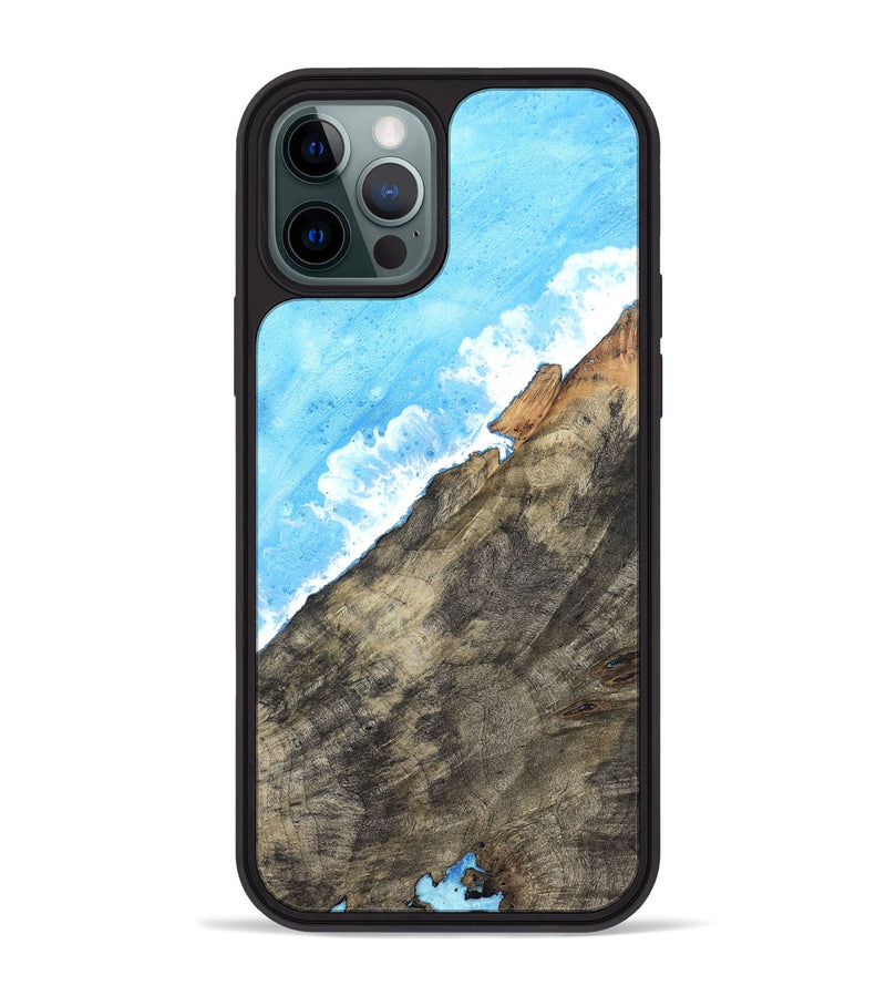 iPhone 12 Pro Max Wood Phone Case - Tarah (Coastal, 825014)