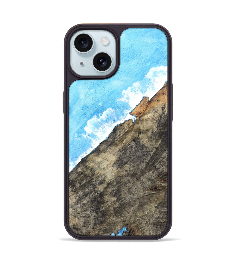 iPhone 15 Wood Phone Case - Tarah (Coastal, 825014)