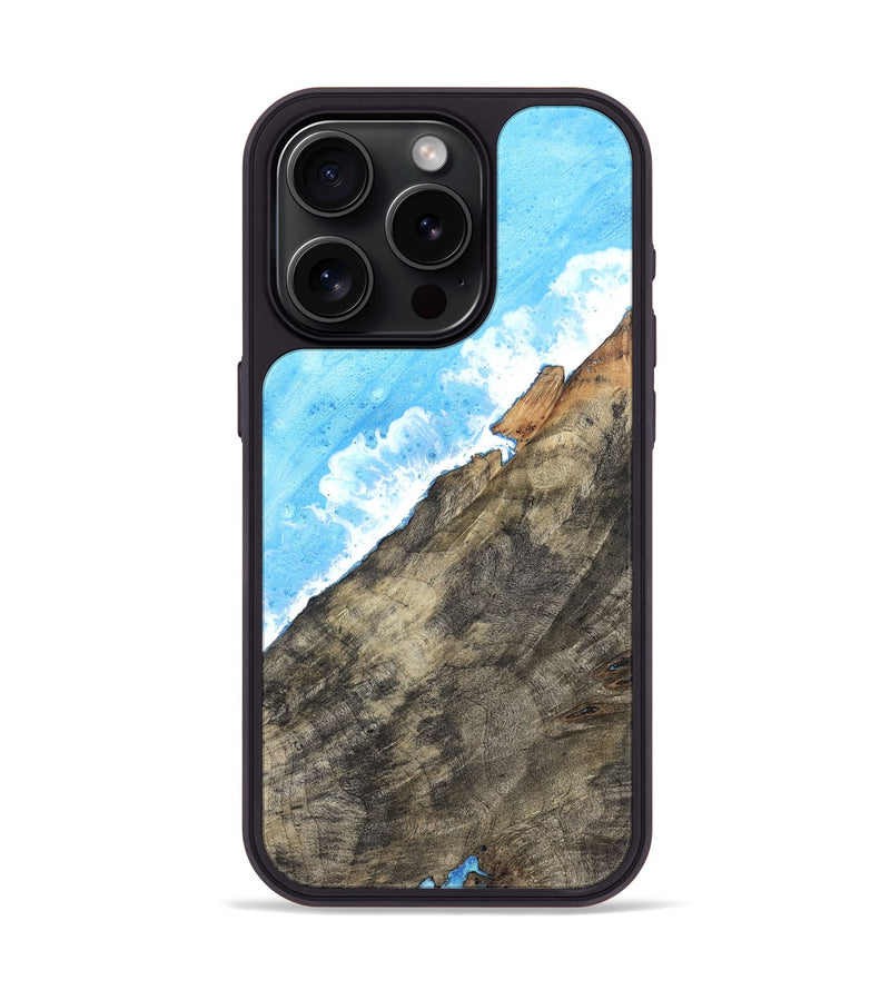 iPhone 15 Pro Wood Phone Case - Tarah (Coastal, 825014)