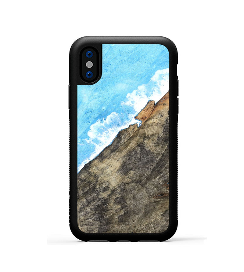 iPhone Xs Wood Phone Case - Tarah (Coastal, 825014)