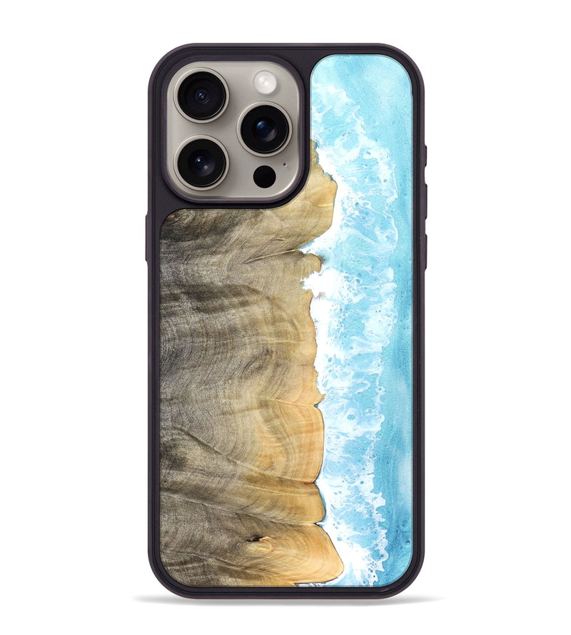 iPhone 15 Pro Max Wood Phone Case - Erastus (Coastal, 825015)