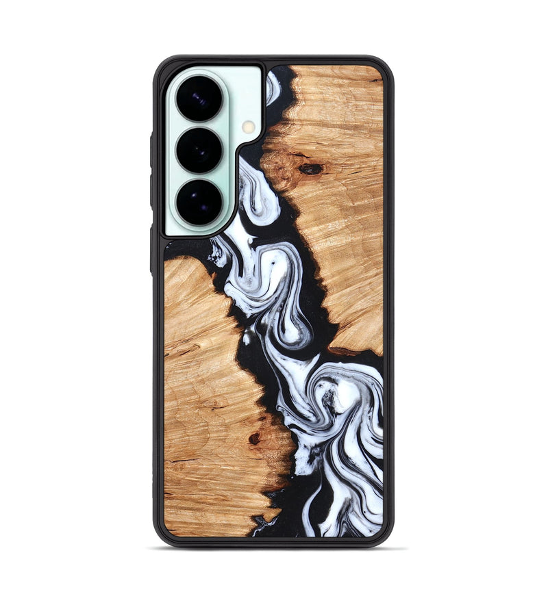 Galaxy S26 Plus Wood Phone Case - Laisha (Black & White, 825019)