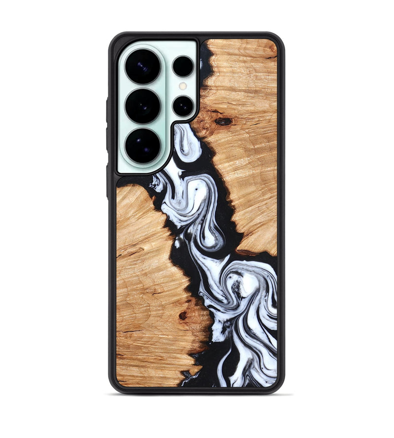 Galaxy S26 Ultra Wood Phone Case - Laisha (Black & White, 825019)