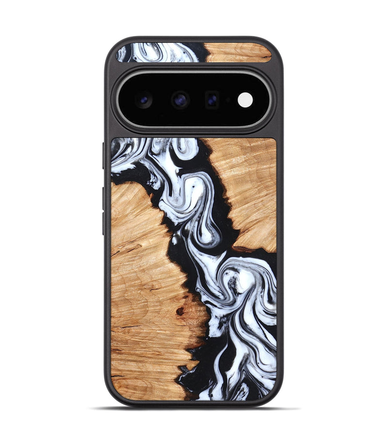 Pixel 11 Wood Phone Case - Laisha (Black & White, 825019)