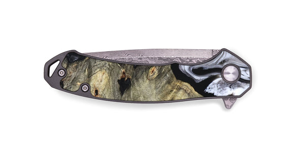 EDC Wood Pocket Knife - Gino (Black & White, 825020)