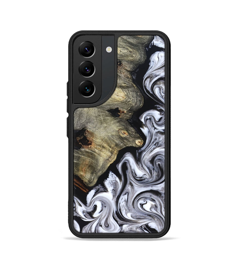 Galaxy S22 Wood Phone Case - Gino (Black & White, 825020)