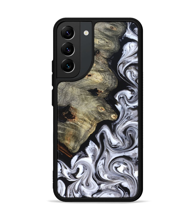 Galaxy S22 Plus Wood Phone Case - Gino (Black & White, 825020)