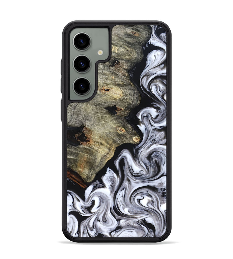 Galaxy S24 Plus Wood Phone Case - Gino (Black & White, 825020)