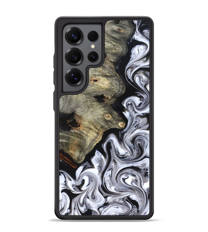 Galaxy S25 Ultra Wood Phone Case - Gino (Black & White, 825020)