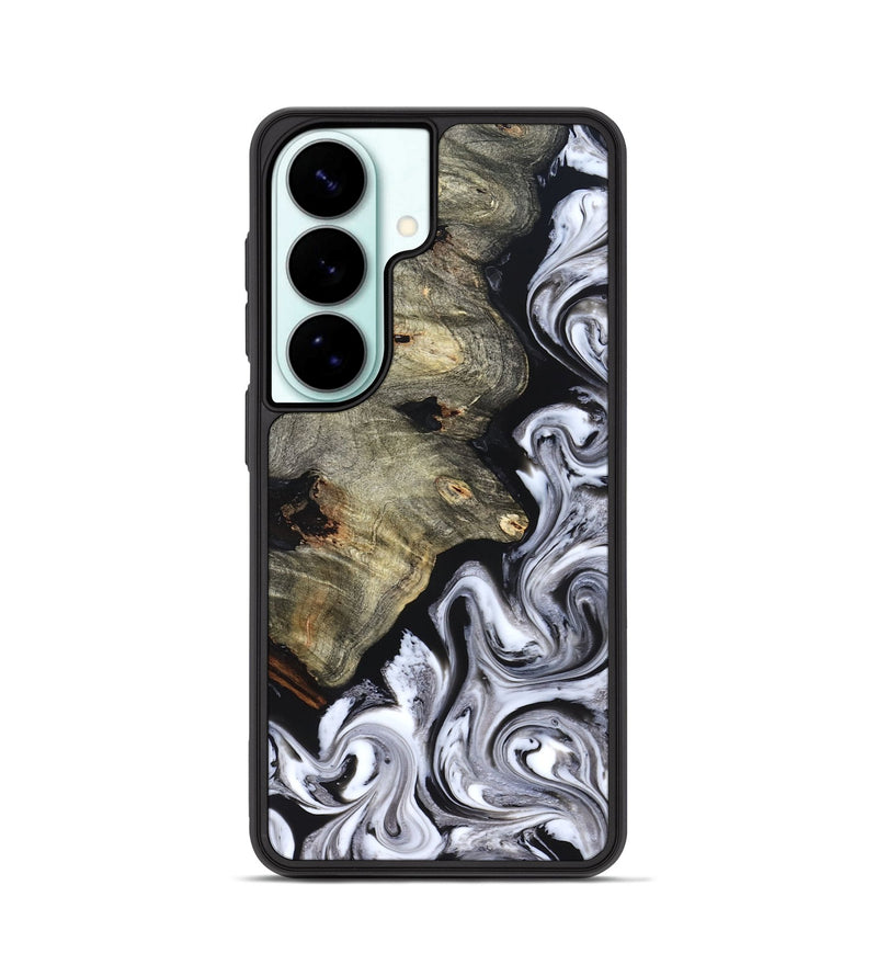 Galaxy S26 Wood Phone Case - Gino (Black & White, 825020)
