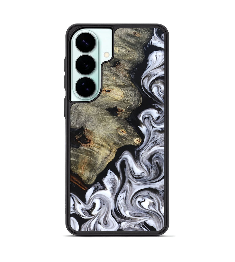 Galaxy S26 Plus Wood Phone Case - Gino (Black & White, 825020)
