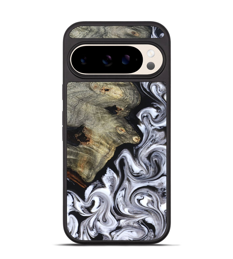 Pixel 10 Wood Phone Case - Gino (Black & White, 825020)