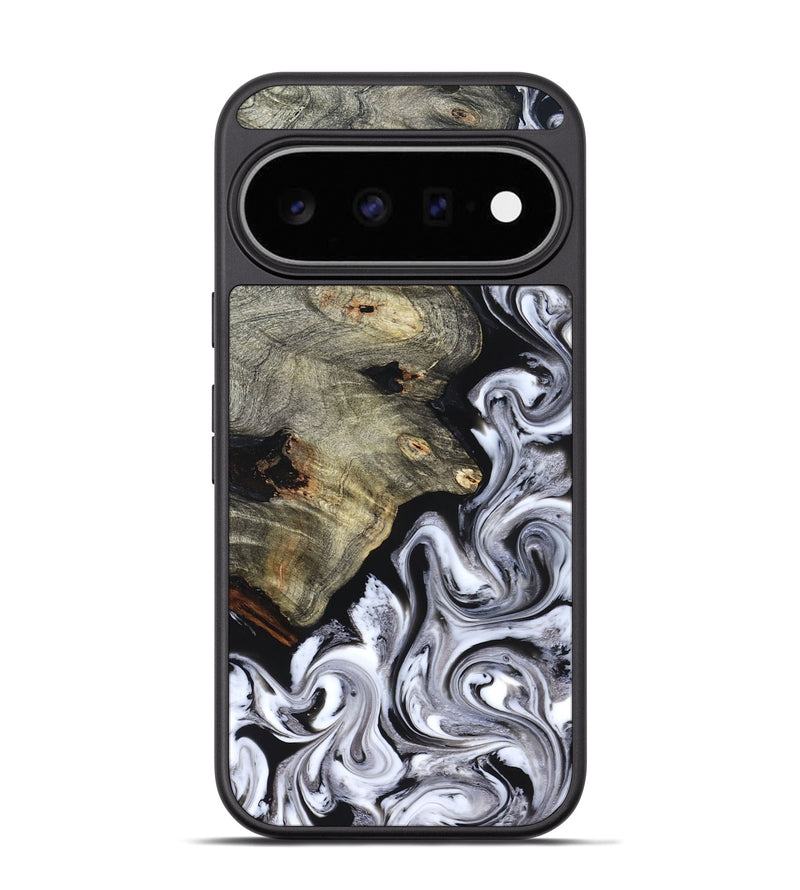 Pixel 11 Pro Wood Phone Case - Gino (Black & White, 825020)