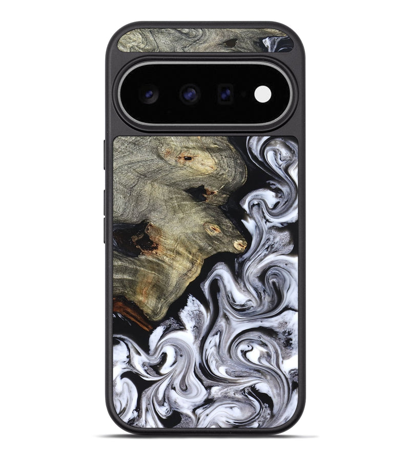 Pixel 11 Pro XL Wood Phone Case - Gino (Black & White, 825020)