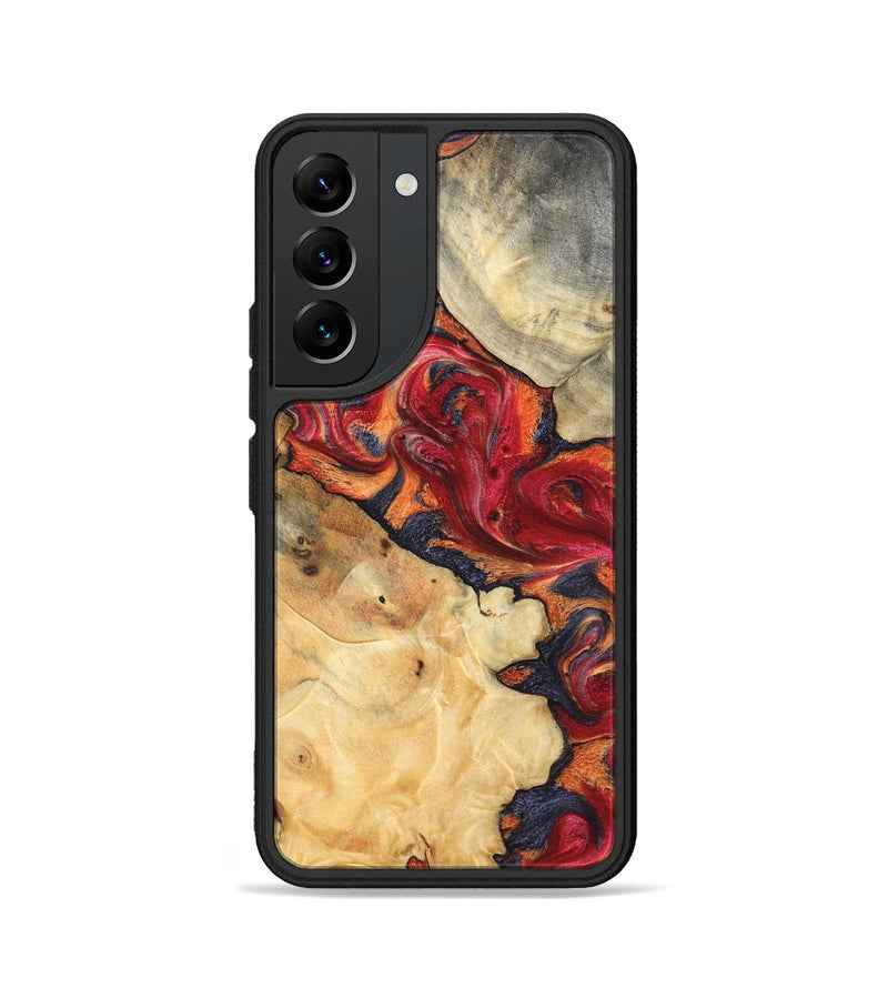 Galaxy S22 Wood Phone Case - Kelly (Red, 825021)