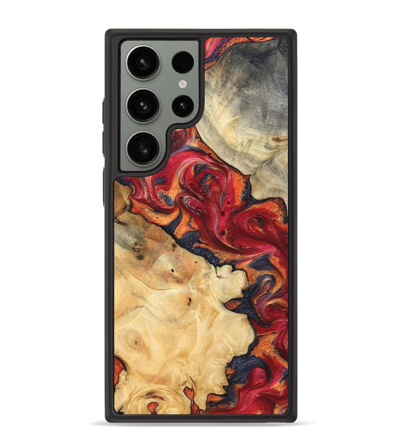 Galaxy S23 Ultra Wood Phone Case - Kelly (Red, 825021)