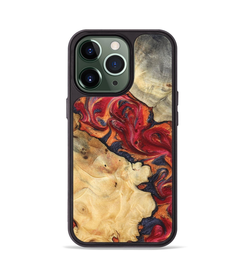 iPhone 13 Pro Wood Phone Case - Kelly (Red, 825021)