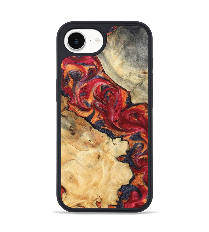 iPhone 16e Wood Phone Case - Kelly (Red, 825021)