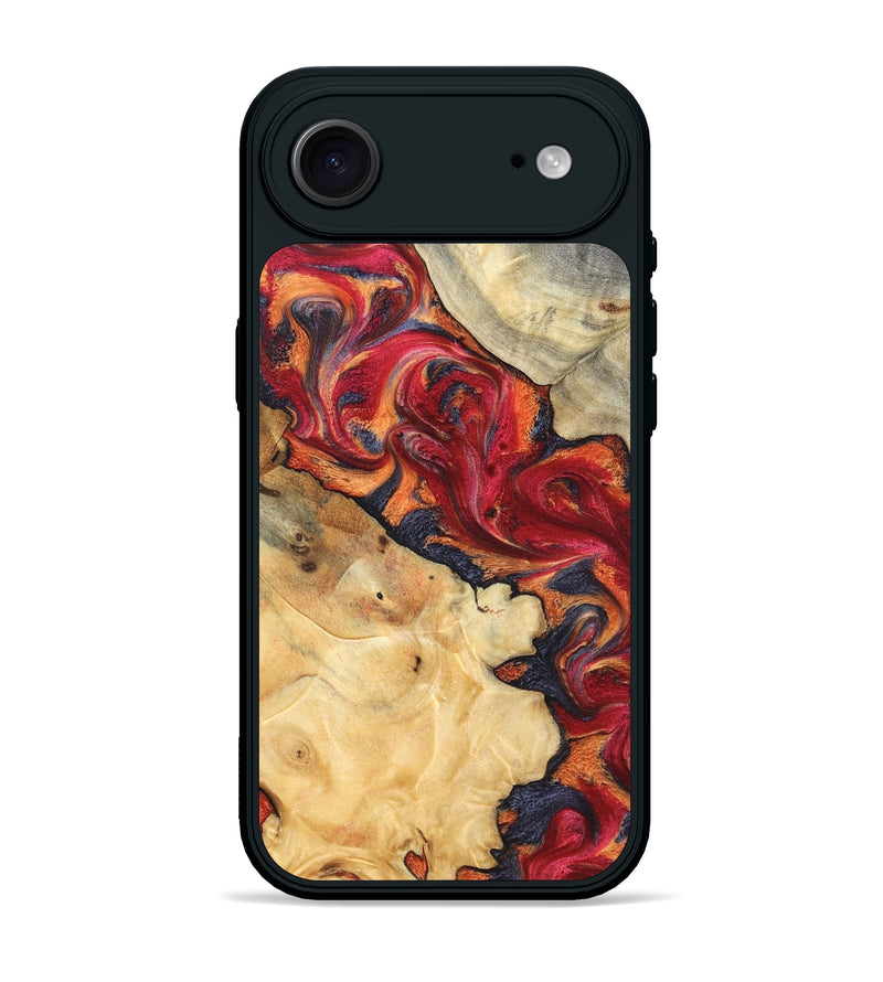iPhone 17 Air Wood Phone Case - Kelly (Red, 825021)