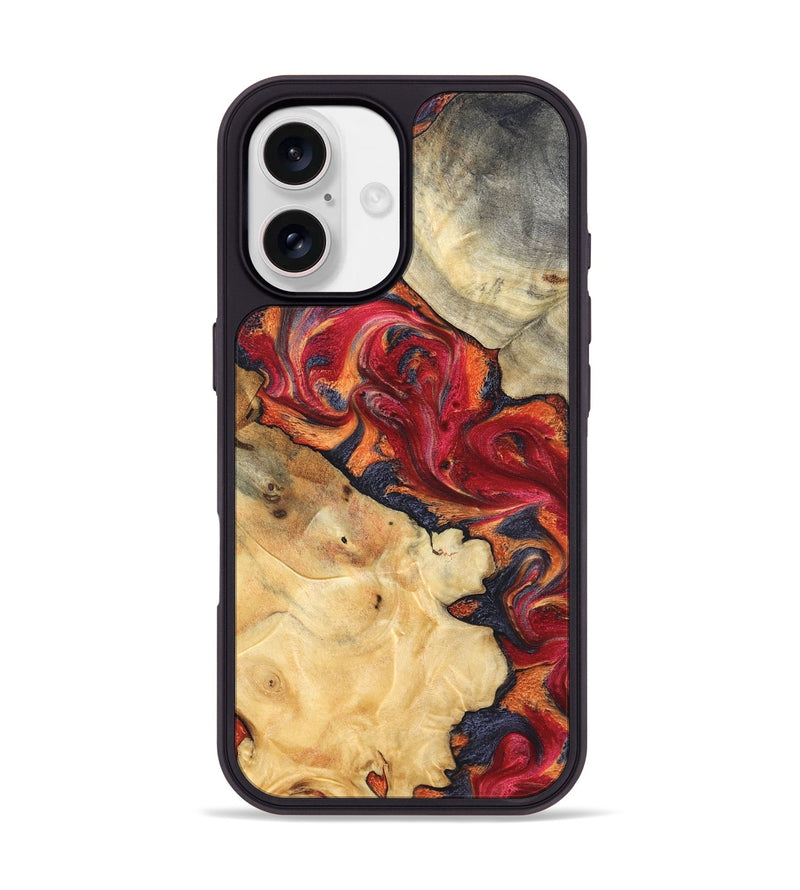 iPhone 17 Wood Phone Case - Kelly (Red, 825021)