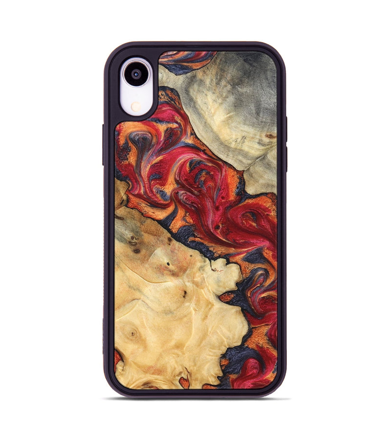 iPhone Xr Wood Phone Case - Kelly (Red, 825021)
