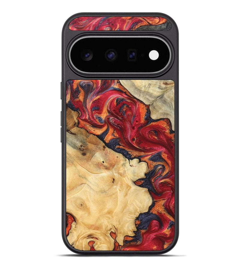 Pixel 11 Pro XL Wood Phone Case - Kelly (Red, 825021)