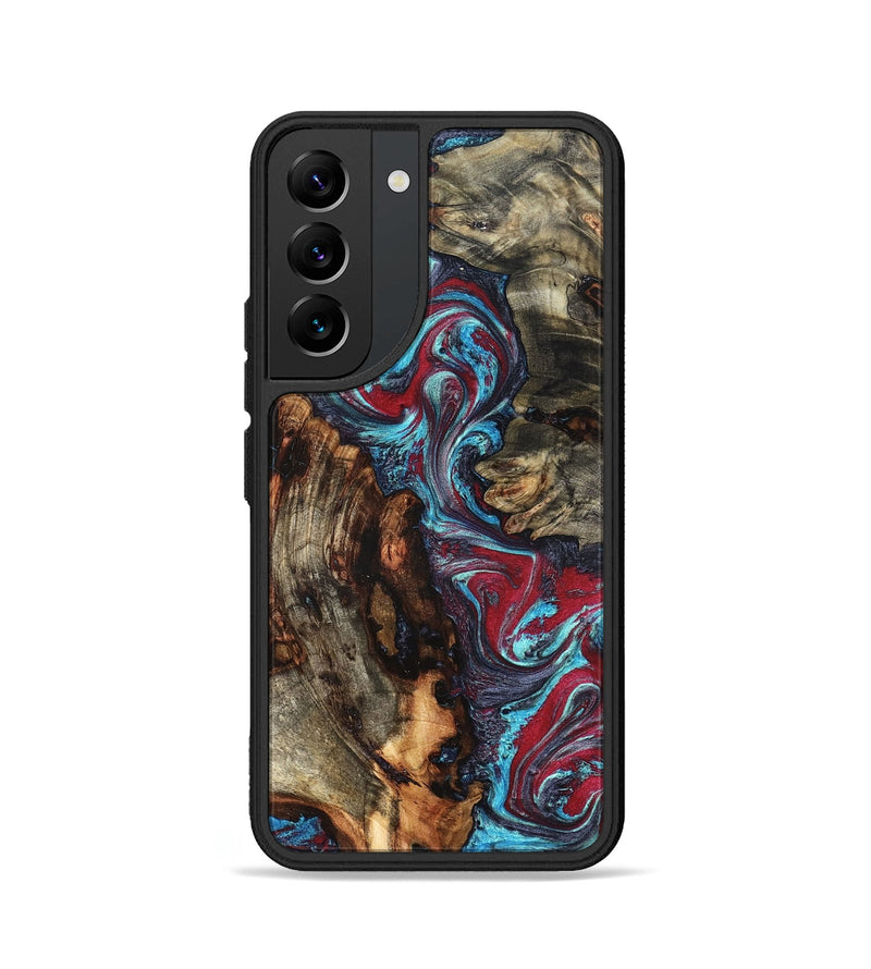 Galaxy S22 Wood Phone Case - Alaiya (Red, 825023)