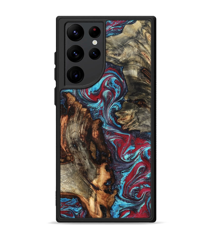 Galaxy S22 Ultra Wood Phone Case - Alaiya (Red, 825023)