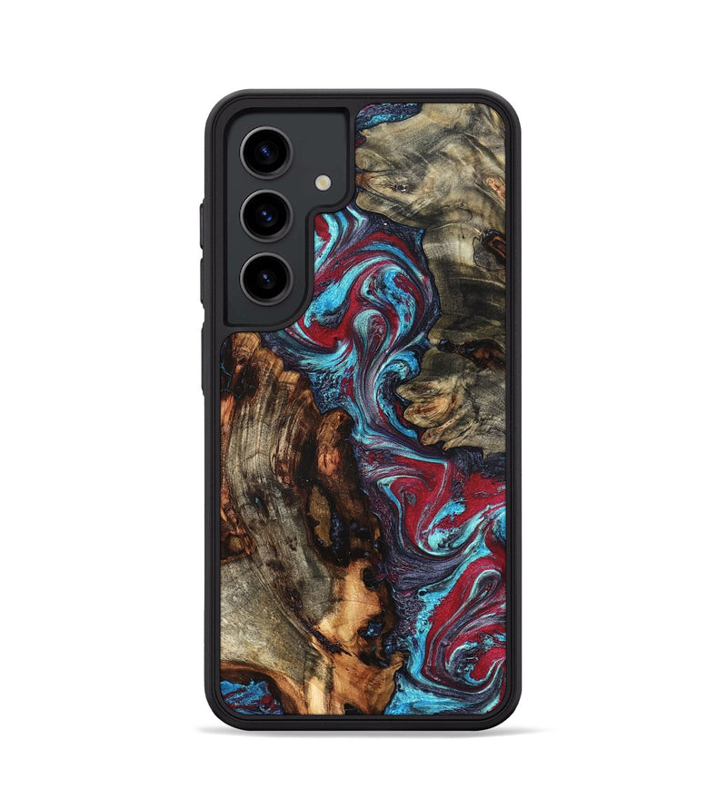 Galaxy S24 Wood Phone Case - Alaiya (Red, 825023)