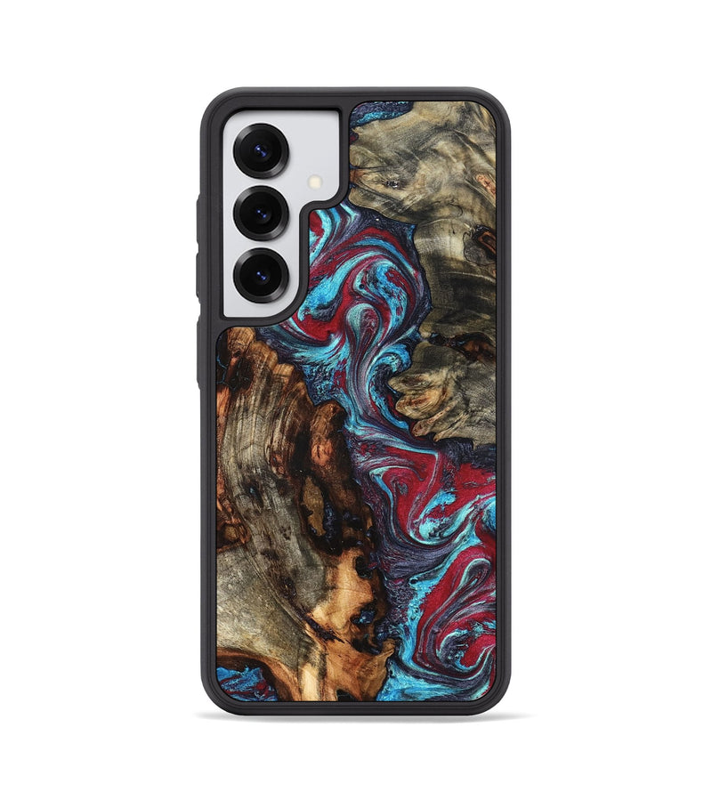 Galaxy S25 Wood Phone Case - Alaiya (Red, 825023)
