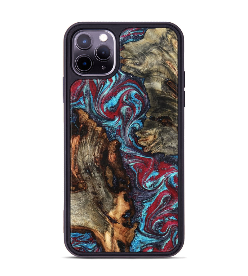 iPhone 11 Pro Max Wood Phone Case - Alaiya (Red, 825023)
