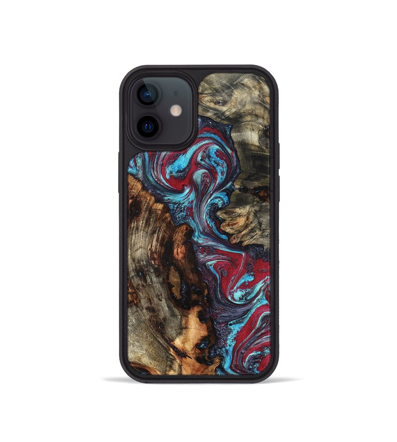 iPhone 12 mini Wood Phone Case - Alaiya (Red, 825023)