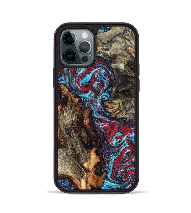 iPhone 12 Pro Wood Phone Case - Alaiya (Red, 825023)
