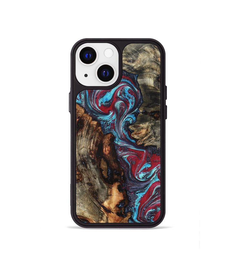 iPhone 13 mini Wood Phone Case - Alaiya (Red, 825023)