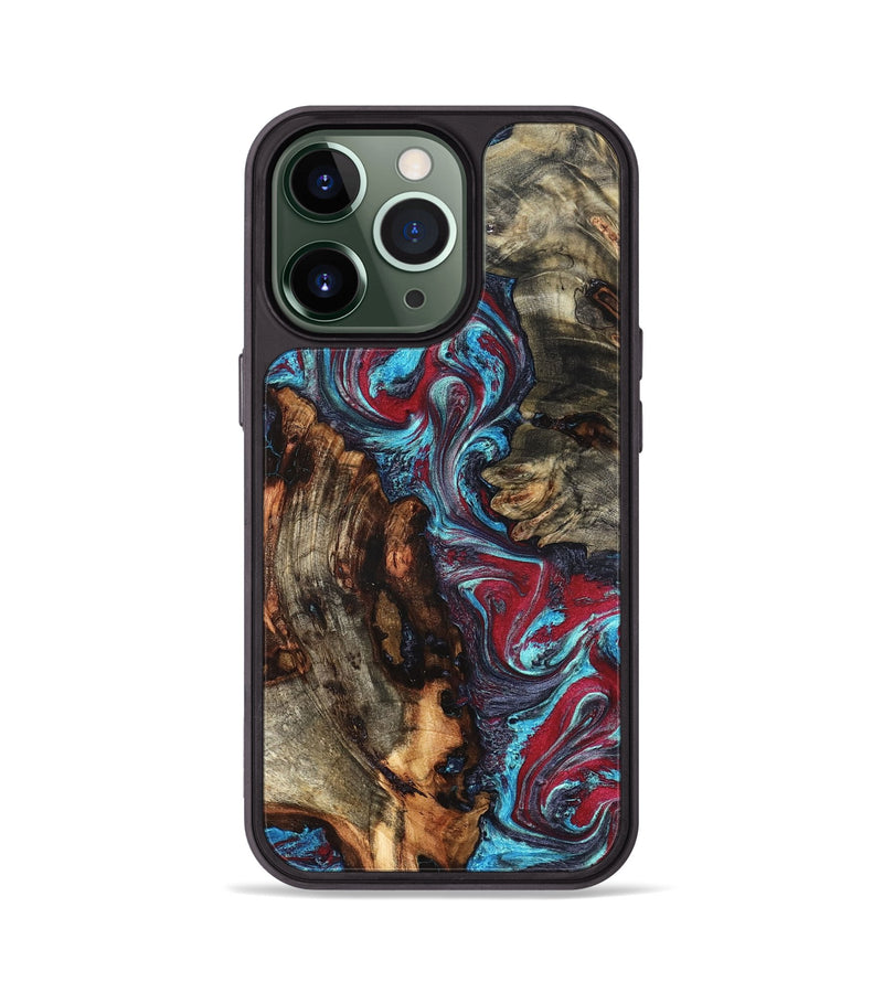 iPhone 13 Pro Wood Phone Case - Alaiya (Red, 825023)