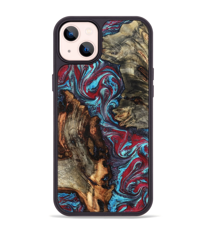 iPhone 14 Plus Wood Phone Case - Alaiya (Red, 825023)