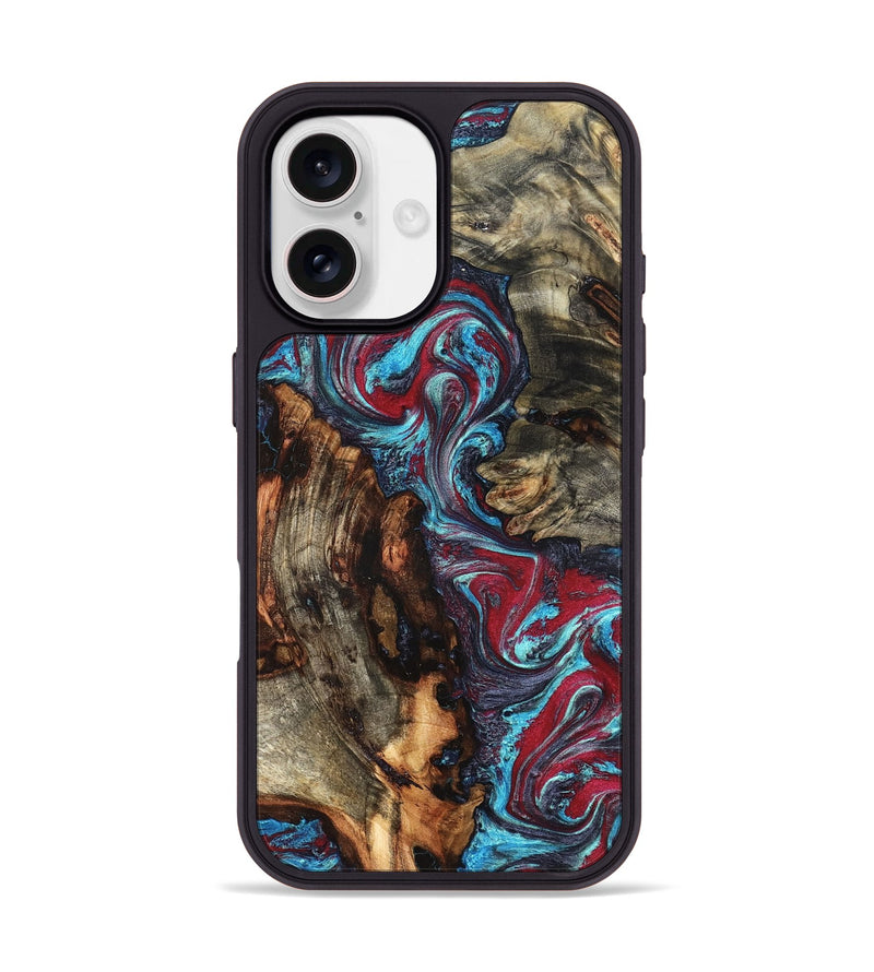 iPhone 17 Wood Phone Case - Alaiya (Red, 825023)