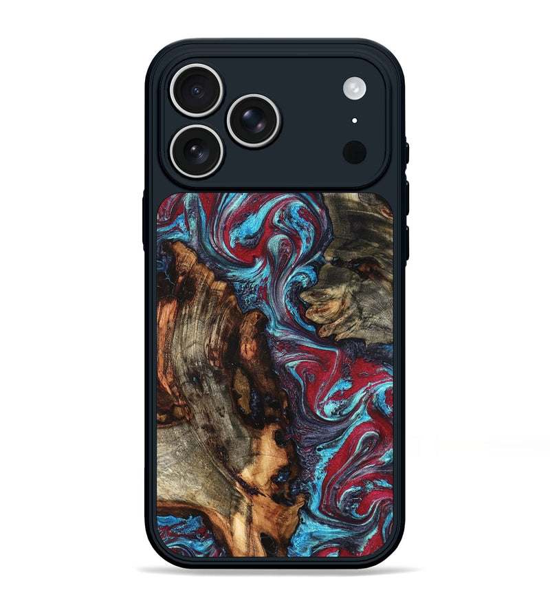 iPhone 17 Pro Max Wood Phone Case - Alaiya (Red, 825023)