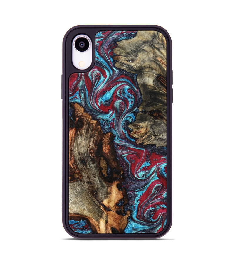iPhone Xr Wood Phone Case - Alaiya (Red, 825023)
