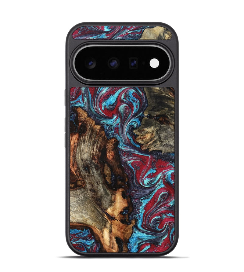 Pixel 11 Pro Wood Phone Case - Alaiya (Red, 825023)
