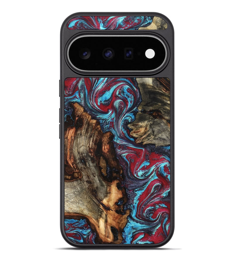 Pixel 11 Pro XL Wood Phone Case - Alaiya (Red, 825023)