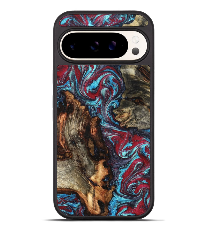 Pixel 9 Pro XL Wood Phone Case - Alaiya (Red, 825023)