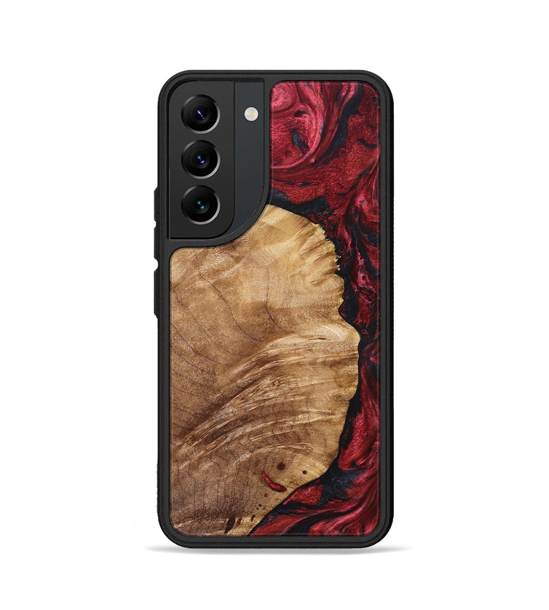 Galaxy S22 Wood Phone Case - Yousef (Red, 825024)