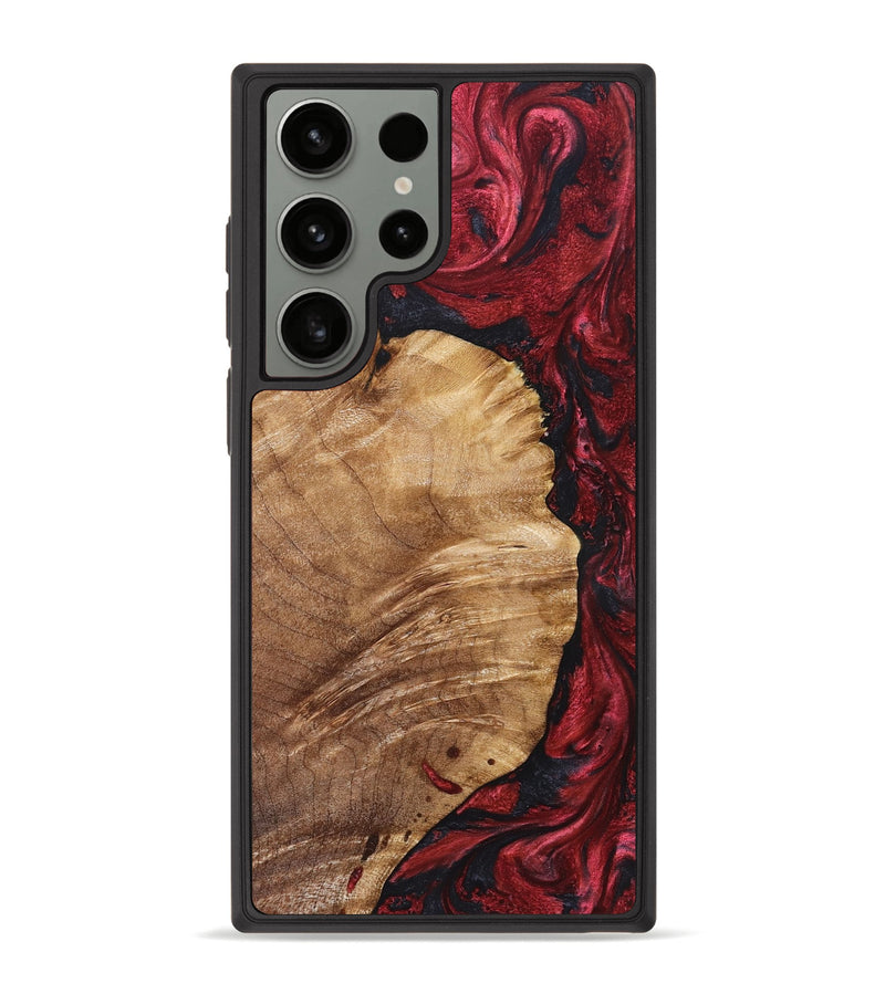 Galaxy S23 Ultra Wood Phone Case - Yousef (Red, 825024)