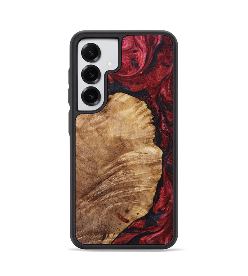 Galaxy S25 Wood Phone Case - Yousef (Red, 825024)