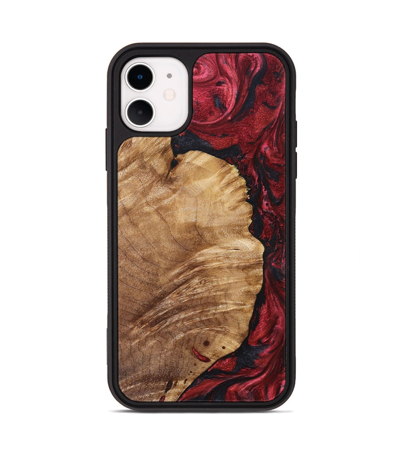 iPhone 11 Wood Phone Case - Yousef (Red, 825024)
