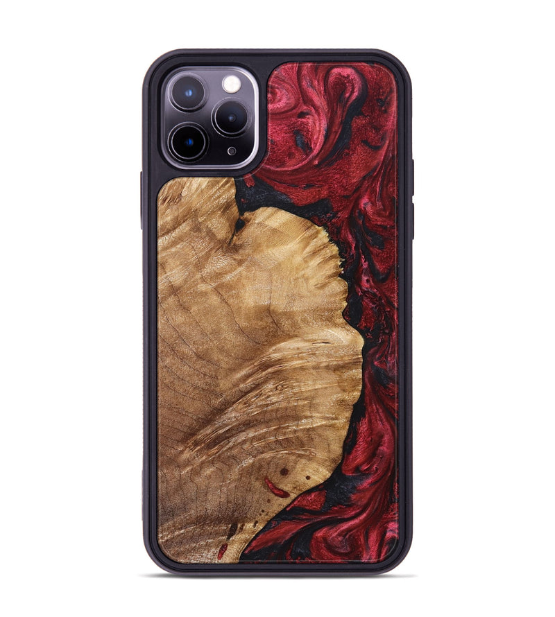 iPhone 11 Pro Max Wood Phone Case - Yousef (Red, 825024)