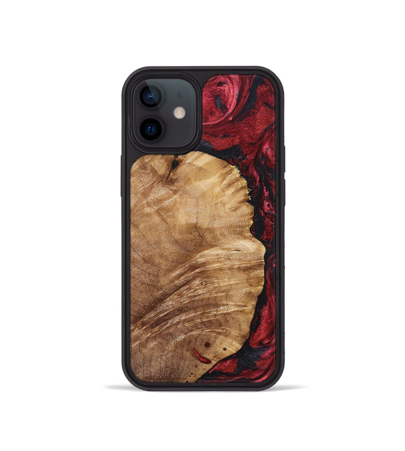 iPhone 12 mini Wood Phone Case - Yousef (Red, 825024)